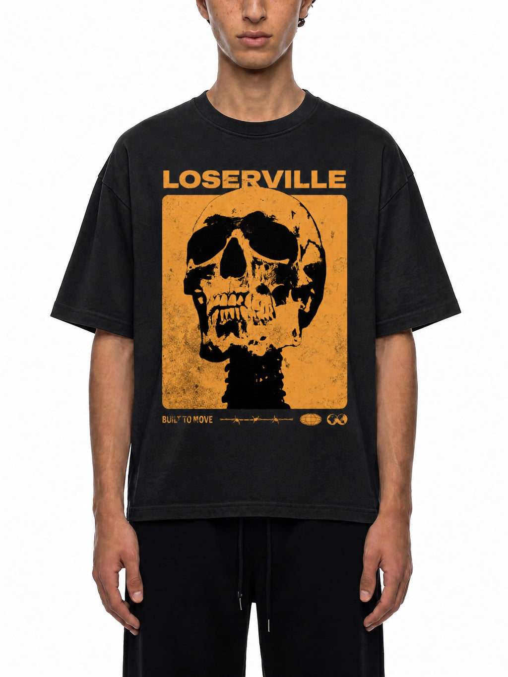 Skull Block T-Shirt ODMPOD