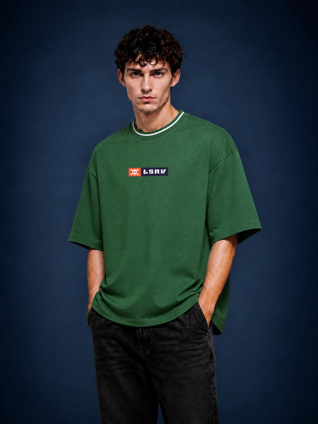 Tee,Skull,green