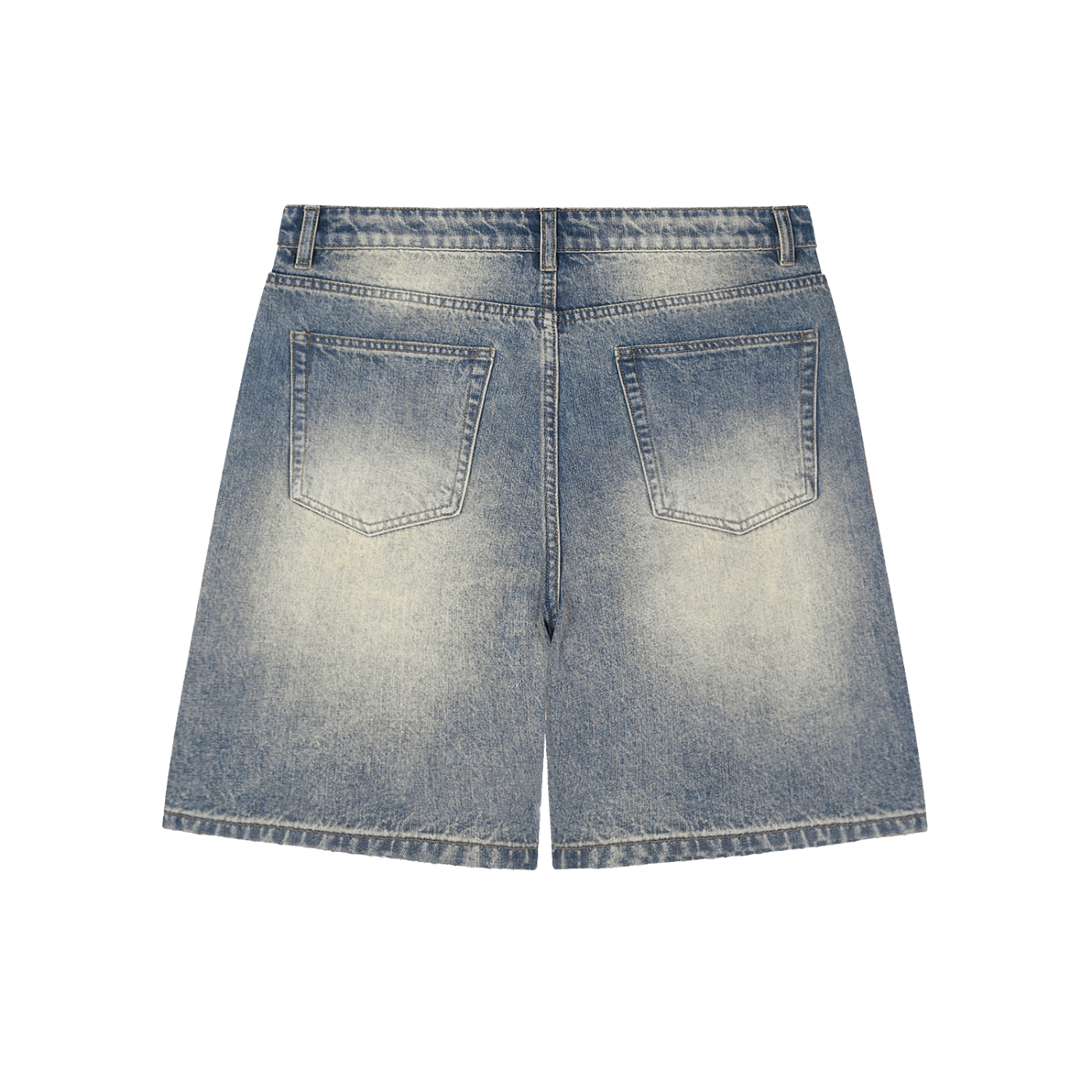 Faded Distressed Baggy Denim Shorts ODMPOD
